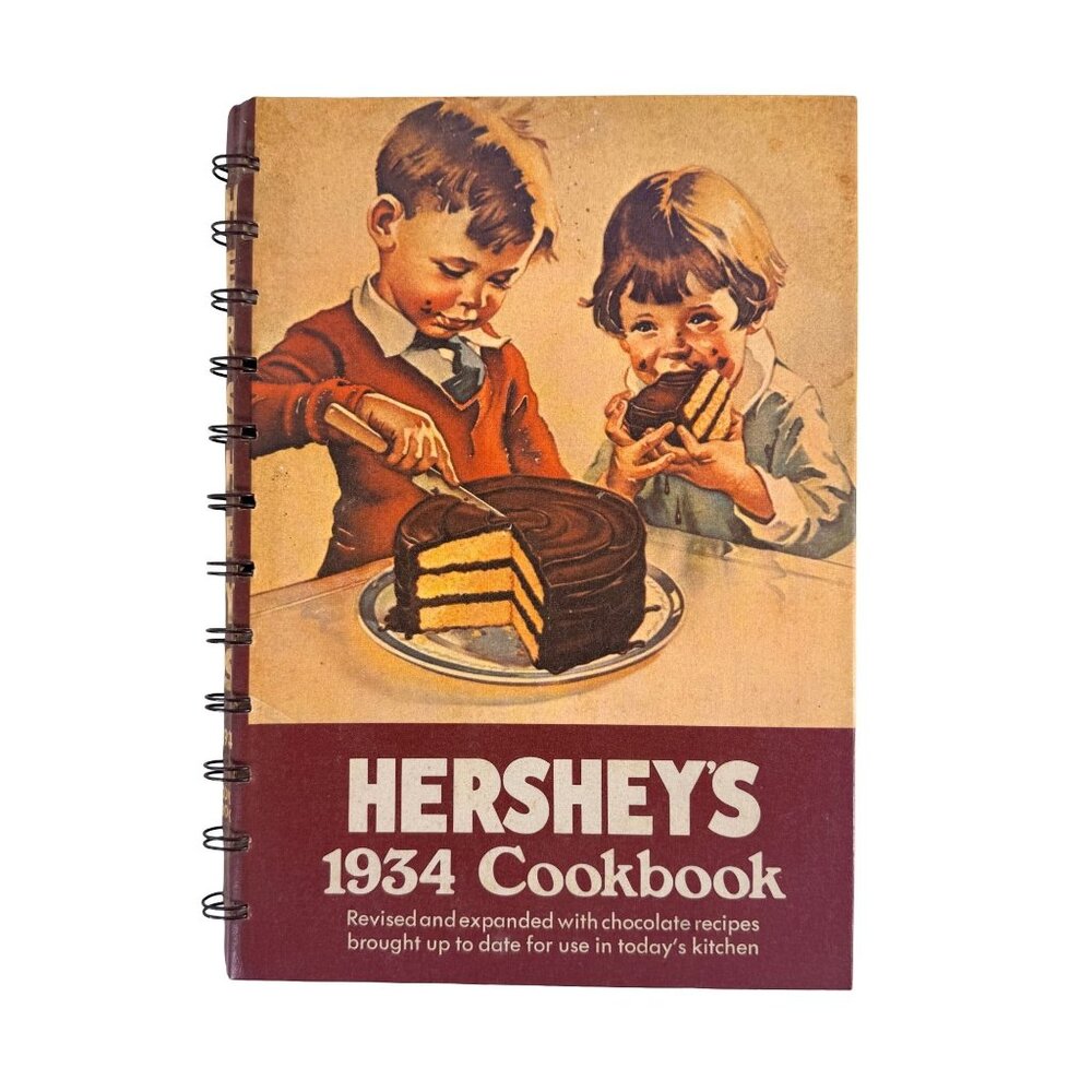 Hershey's 1934 Cookbook Chocolate Recipes Baking Desserts Hardcover Book 1971